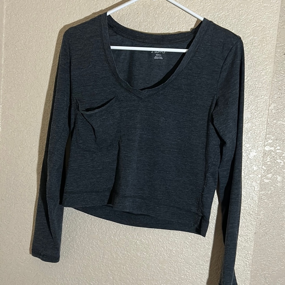 Zsupply cropped long sleeve
